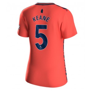 Everton Michael Keane #5 Replika Udebanetrøje Dame 2023-24 Kortærmet